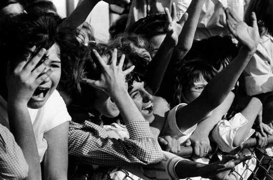 The "Beatlemania", Hysterics fans of the Beatles